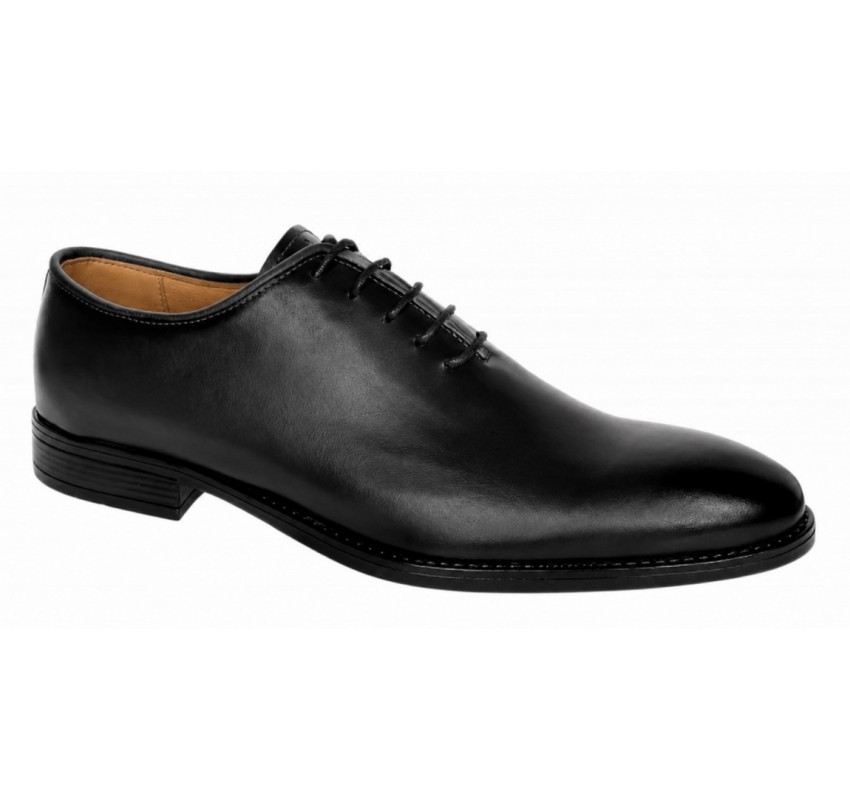 Pantofi barbati eleganti din piele naturala de culoare neagra Donatto GKR200NBOX