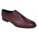 Pantofi barbati eleganti office piele naturala Bordo 002VIS