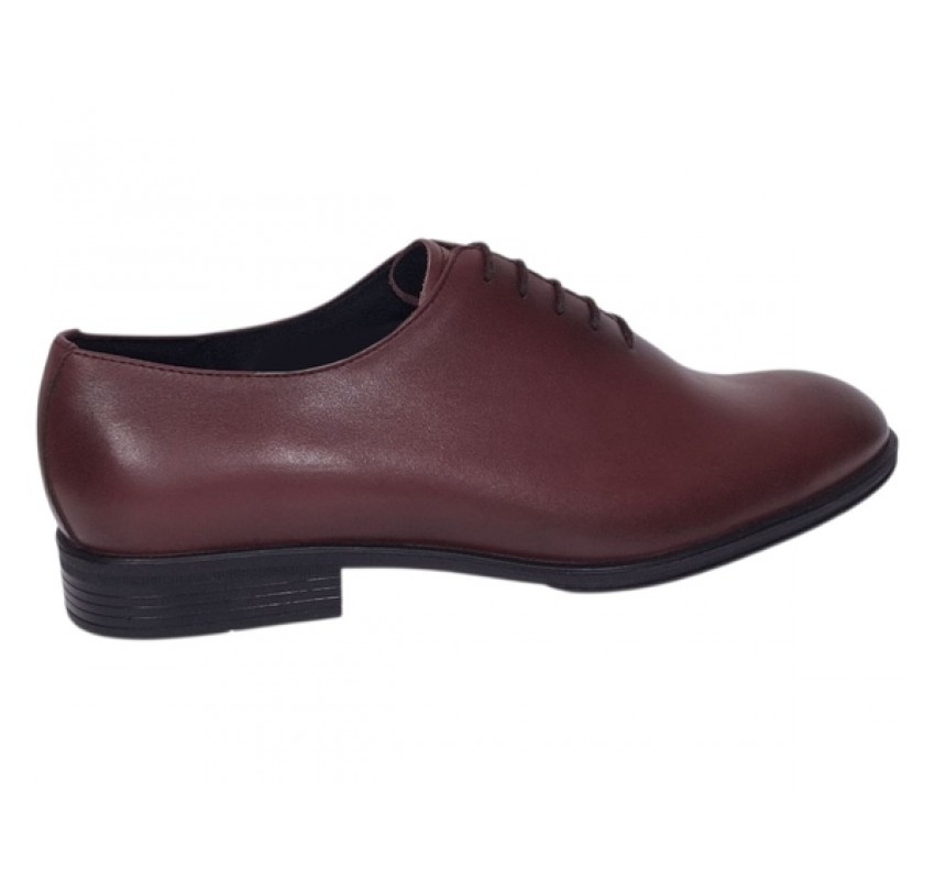 Pantofi barbati eleganti office piele naturala Bordo 002VIS