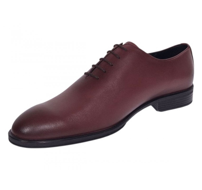 Pantofi barbati eleganti office piele naturala Bordo 002VIS