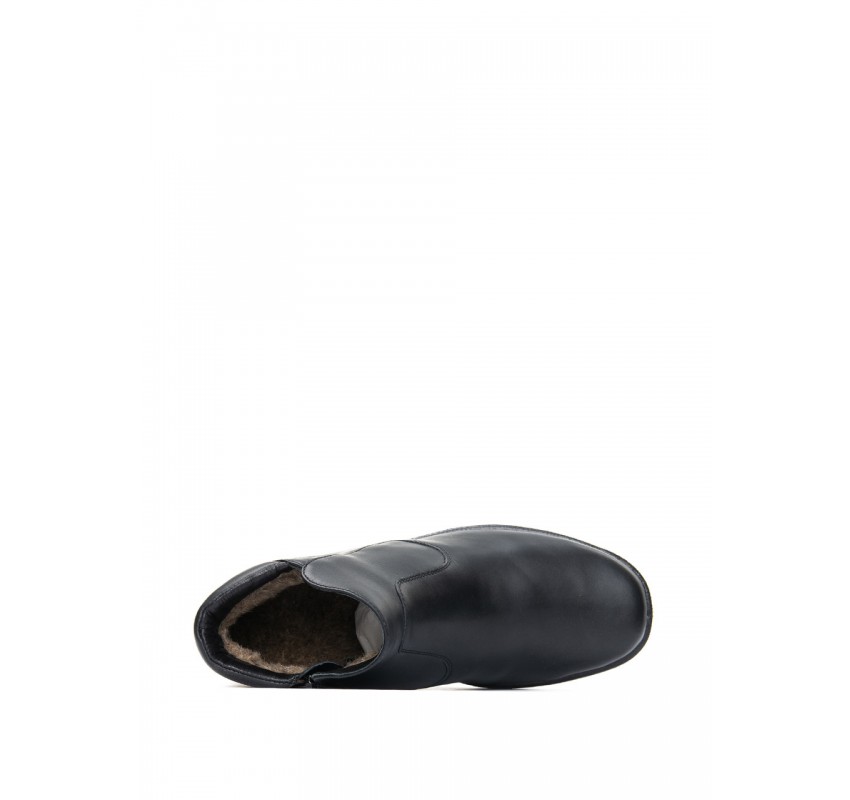 Ghete piele cu blana extra lat TELLUS 02-07