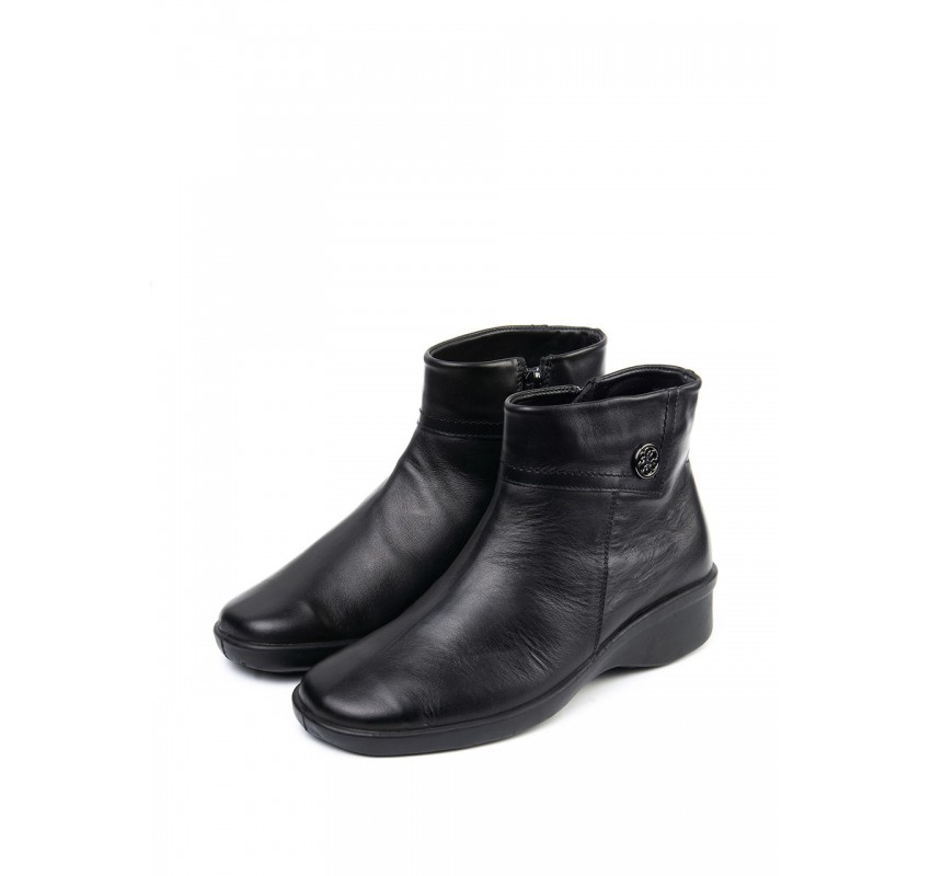 Ghete piele cu blana extra lat TELLUS 02-09