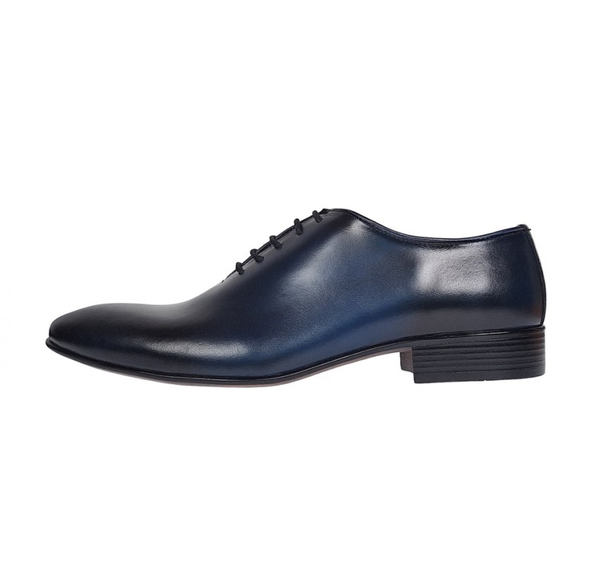 Pantofi barbati eleganti din piele naturala Bleumarin 024BLU