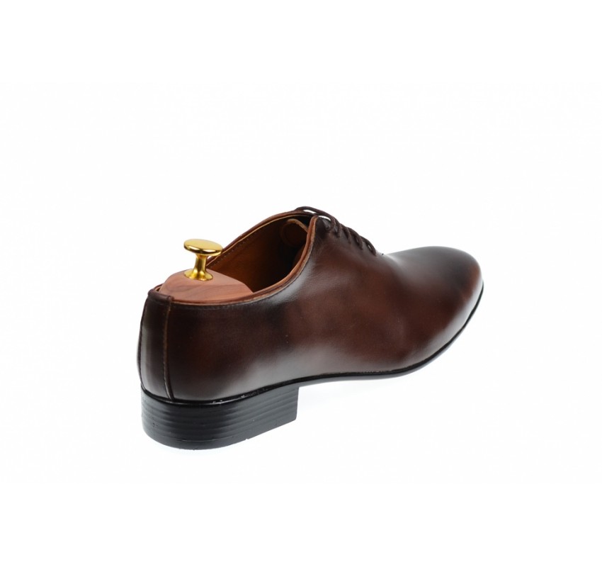 Pantofi barbati eleganti din piele naturala maro, SCORPION, 024MBOX