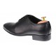 Pantofi barbati office, eleganti din piele naturala, negri, SCORPION, 024NBOX