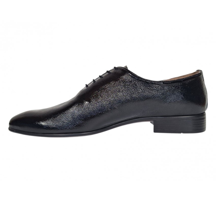 Marimea 44 Pantofi barbati eleganti din piele naturala lac sifonat Enzo 024NLAC8