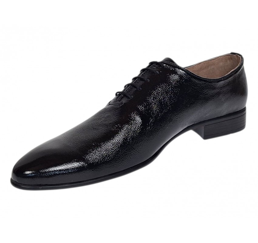 Marimea 44 Pantofi barbati eleganti din piele naturala lac sifonat Enzo 024NLAC8