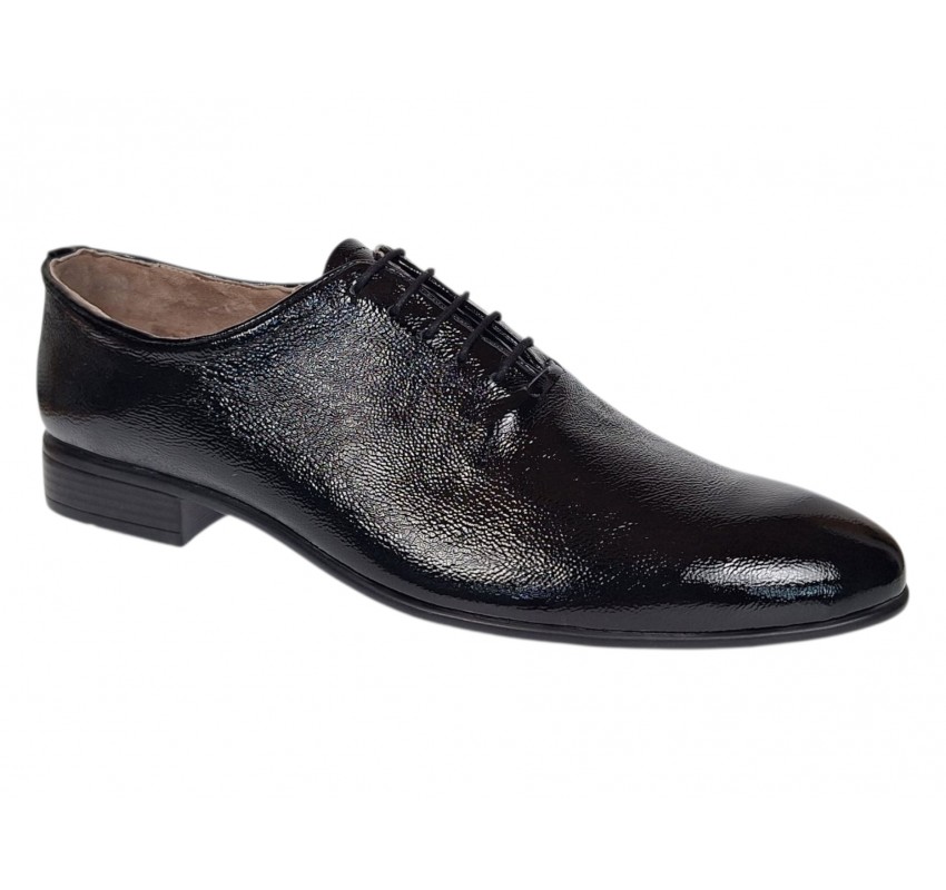 Marimea 44 Pantofi barbati eleganti din piele naturala lac sifonat Enzo 024NLAC8