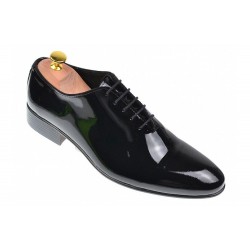 Pantofi barbati eleganti din piele naturala - Model Negru Lac 024NLAC