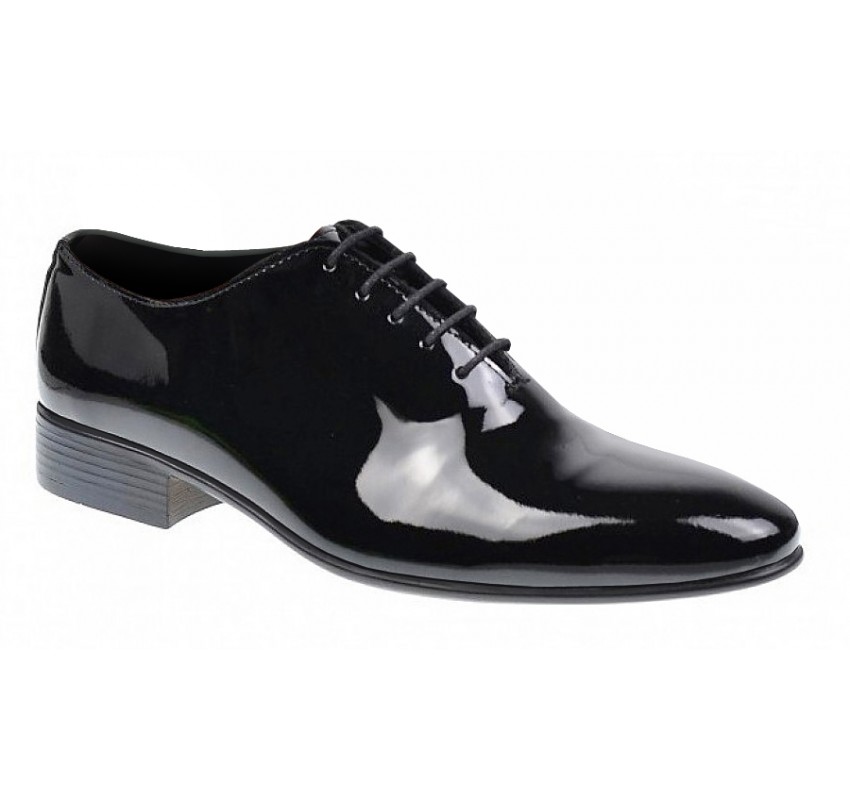 Pantofi barbati eleganti din piele naturala - Model Negru Lac 024NLAC