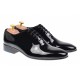 Pantofi barbati eleganti din piele naturala - Model Negru Lac 024NLAC