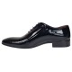 Pantofi barbati eleganti din piele naturala Negru Lac Lion 024NLAC
