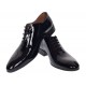 Pantofi barbati eleganti din piele naturala Negru Lac Lion 024NLAC