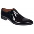 Pantofi barbati eleganti din piele naturala Negru Lac Lion 024NLAC