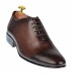 Pantofi barbati office, eleganti din piele naturala maro, ELION MATEO 026M