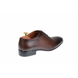 Pantofi barbati office, eleganti din piele naturala maro, ELION MATEO 026M