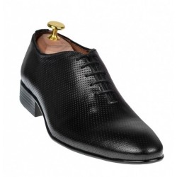 Pantofi barbati office eleganti din piele naturala - Model Negru 026NPERF