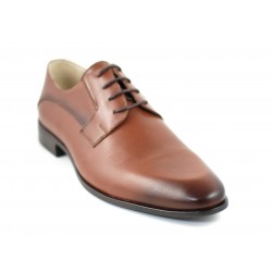 Pantofi barbati eleganti din piele naturala maro - 085MBOX