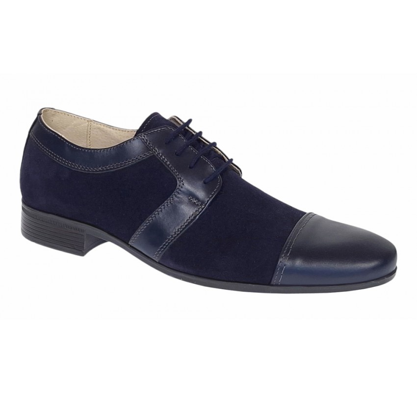 Pantofi barbati eleganti din piele naturala Bleumarin 1006BLM Pantofi barbati eleganti din piele naturala Bleumarin 1006BLM