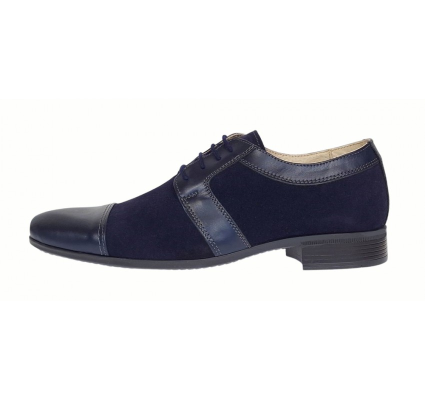 Pantofi barbati eleganti din piele naturala Bleumarin 1006BLM Pantofi barbati eleganti din piele naturala Bleumarin 1006BLM