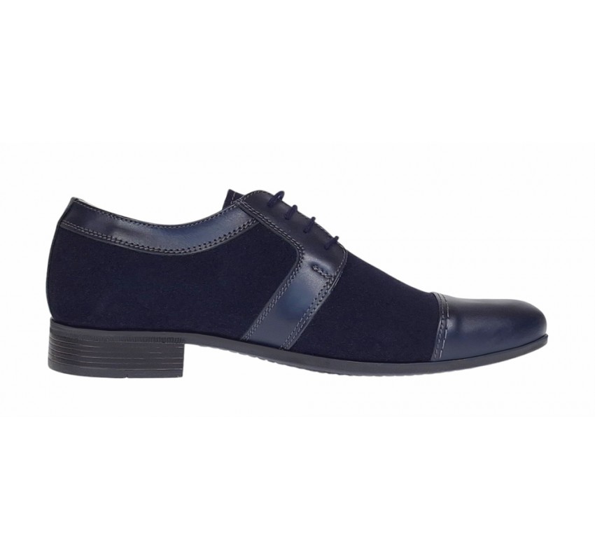 Pantofi barbati eleganti din piele naturala Bleumarin 1006BLM Pantofi barbati eleganti din piele naturala Bleumarin 1006BLM