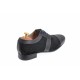 Pantofi barbati eleganti din piele naturala, culoare gri inchis - 1006GRI