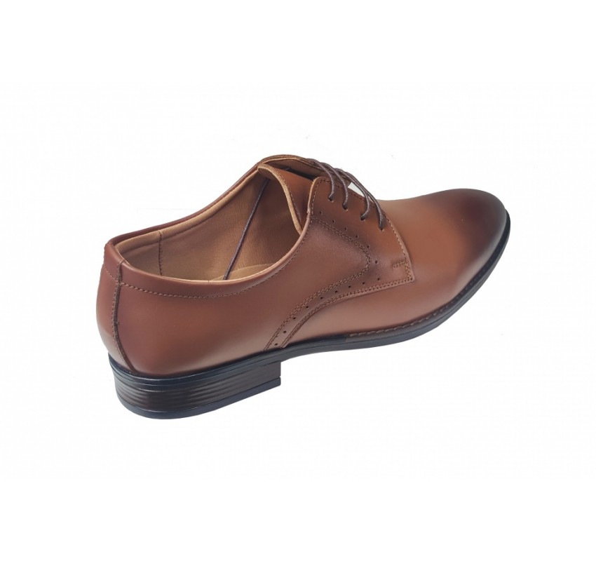 Pantofi barbati casual din piele naturala maro - 101TGMCON