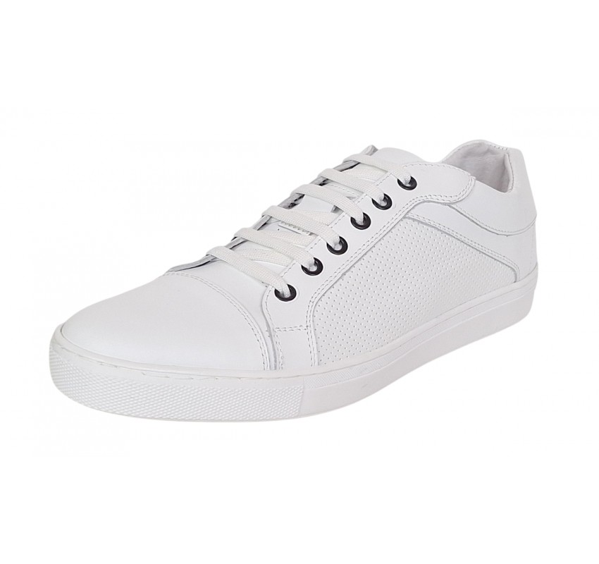 Sneakers barbati casual din piele naturala - Model Alb 1021 Sneakers barbati casual din piele naturala - Model Alb 1021