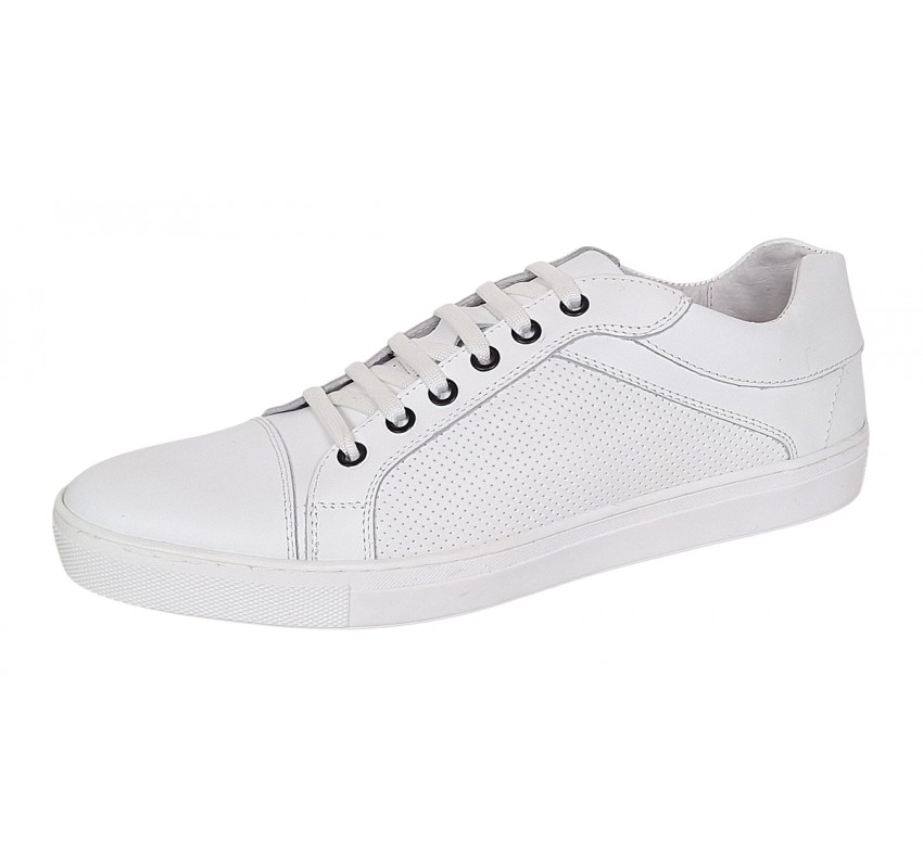 Sneakers barbati casual din piele naturala - Model Alb 1021 Sneakers barbati casual din piele naturala - Model Alb 1021