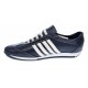 Pantofi barbati sport casual din piele naturala bleumarin 1053BLA