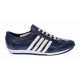 Pantofi barbati sport casual din piele naturala bleumarin 1053BLA