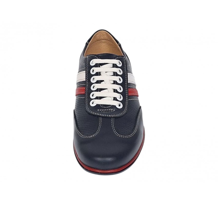 Marimea 40 Pantofi barbati sport - casual din piele naturala 1055BLR