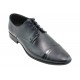 Pantofi barbati office eleganti din piele naturala - Model Negru 111N