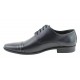 Pantofi barbati office eleganti din piele naturala - Model Negru 111N
