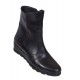 Ghete dama din piele naturala imblanite - Model Orto Negru 156 Ghete dama din piele naturala imblanite - Model Orto Negru 156