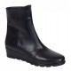 Ghete dama din piele naturala imblanite - Model Orto Negru 156 Ghete dama din piele naturala imblanite - Model Orto Negru 156
