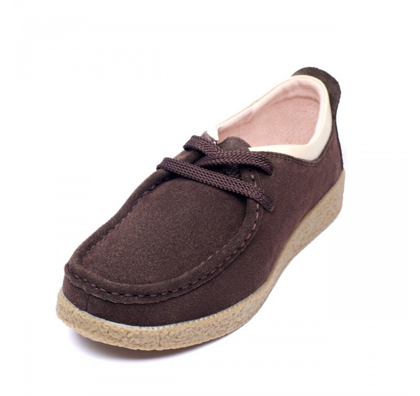 Pantofi piele intoarsa dama 186004