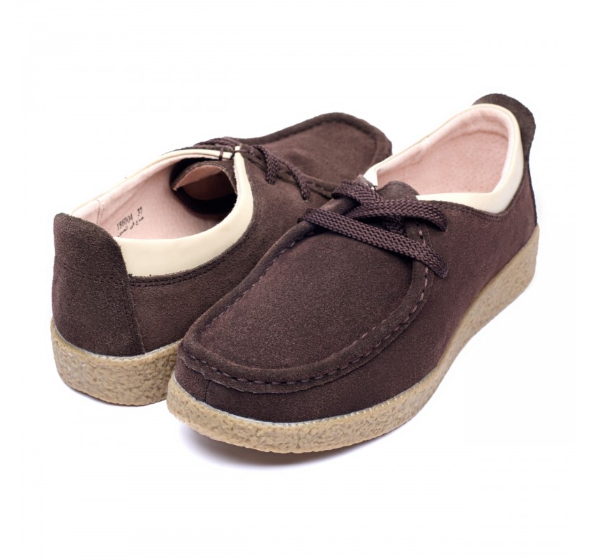 Pantofi piele intoarsa dama 186004