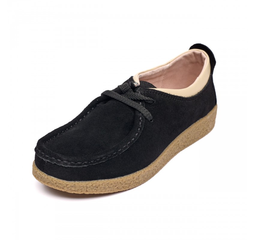 Pantofi piele intoarsa dama 186004