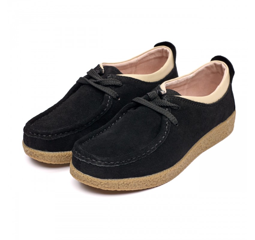 Pantofi piele intoarsa dama 186004