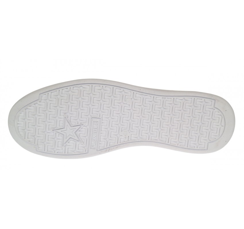 Pantofi barbati casual din piele naturala Alb GKR2023A