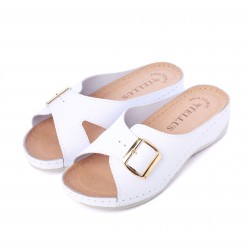 Papuci piele Tellus 25-01