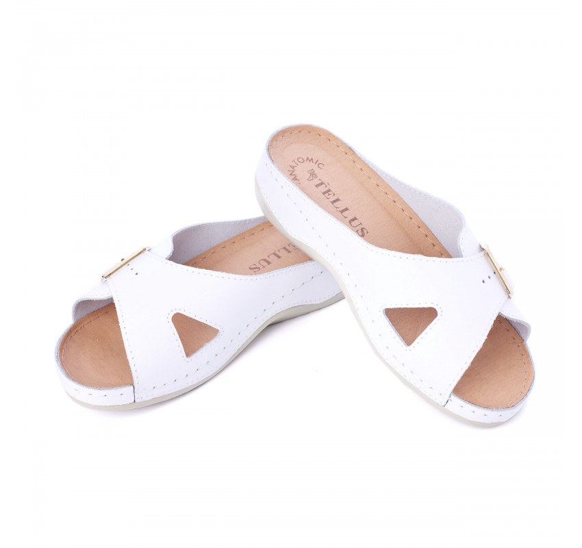 Papuci piele Tellus 25-01