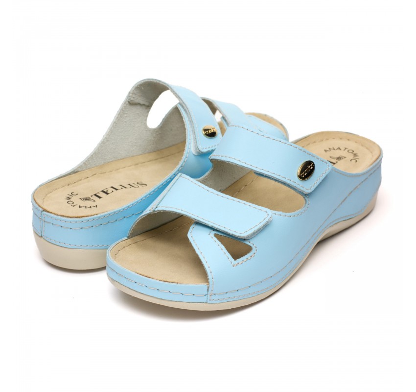 Papuci piele Tellus 25-03