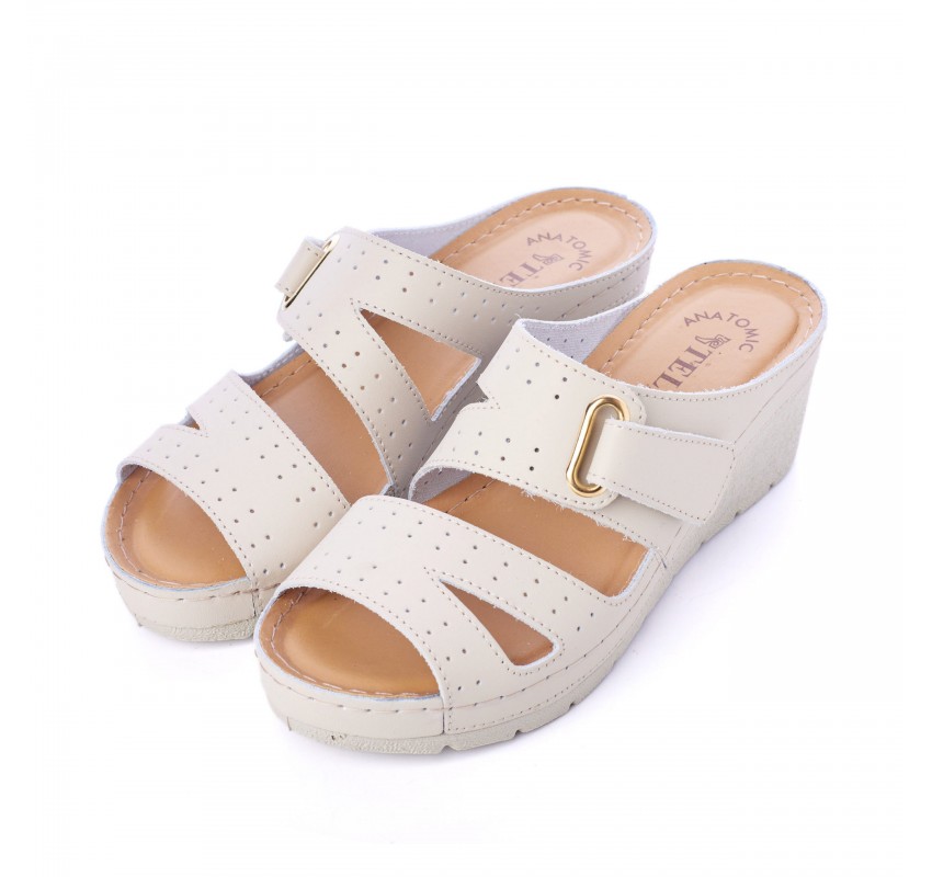 Papuci piele Tellus 27-01