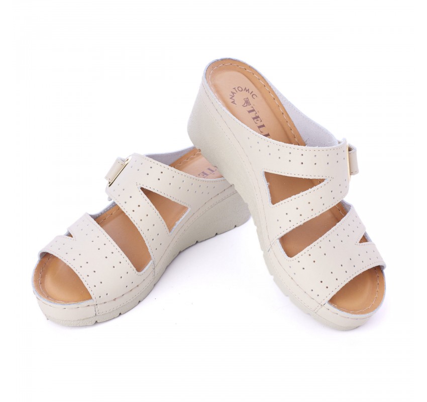 Papuci piele Tellus 27-01