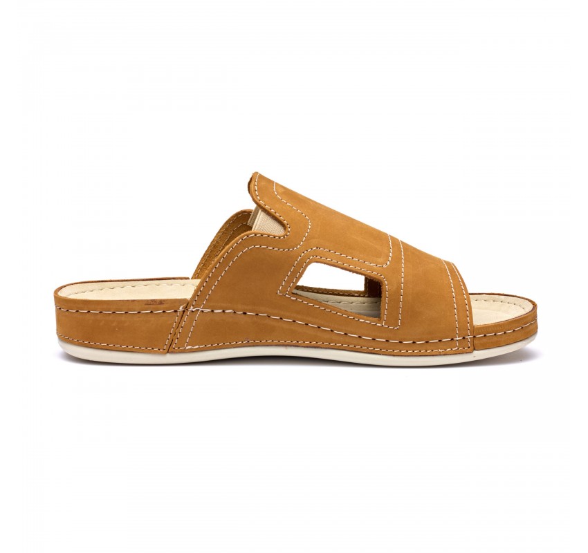 Papuci piele barbati Tellus 30-01