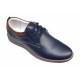 Pantofi barbati sport din piele naturala bleumarin 330BLM2