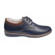 Pantofi barbati sport din piele naturala bleumarin 330BLM2