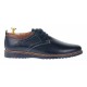 Pantofi barbati casual din piele naturala - Model bleumarin 330BLM